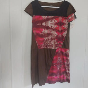 Custo Barcelona multicolor dress cap sleeve, size: S, US 2, EU 38